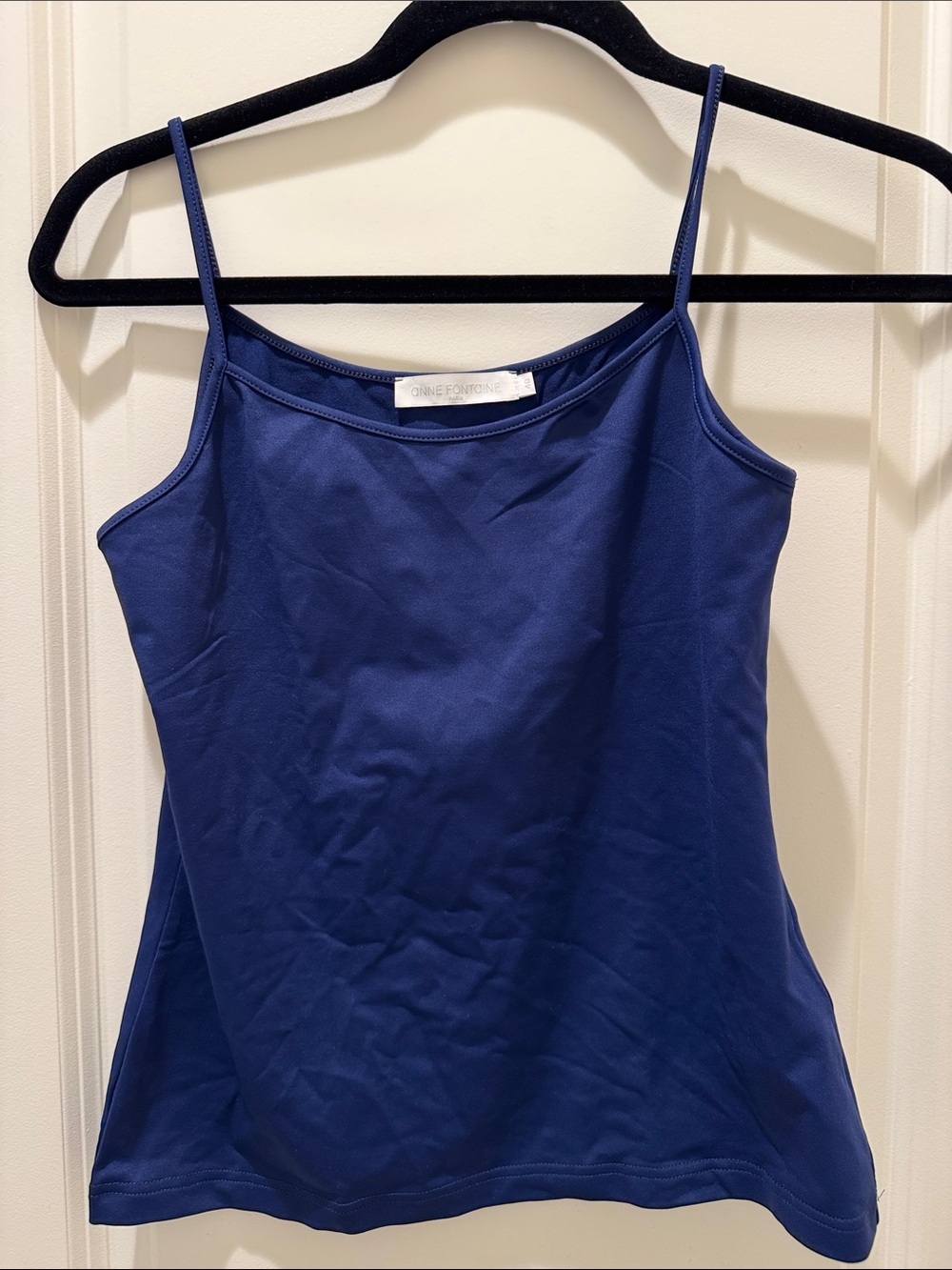 ANNE FONTAINE Tank Top Size 40 Blue